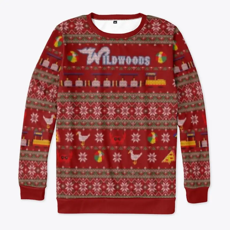 Wildwood Ugly Christmas Sweater - Red