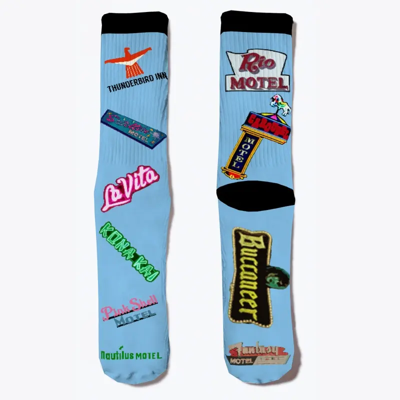 Wildwood Retro Motel Socks